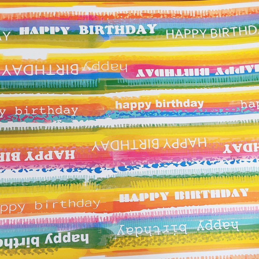 Papier urodzinowy do prezentów 57cmx20m 20m245