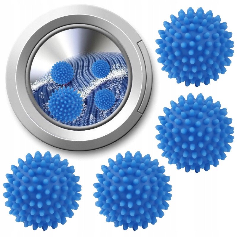 KULE do PRANIA PRALKI ZMIĘKCZAJĄCE 4szt KŁACZKI