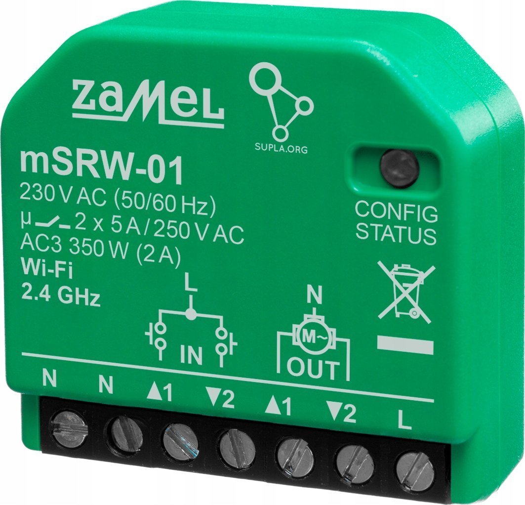 Zamel Sterownik rolet WI-FI mSRW-01 SPL10000022
