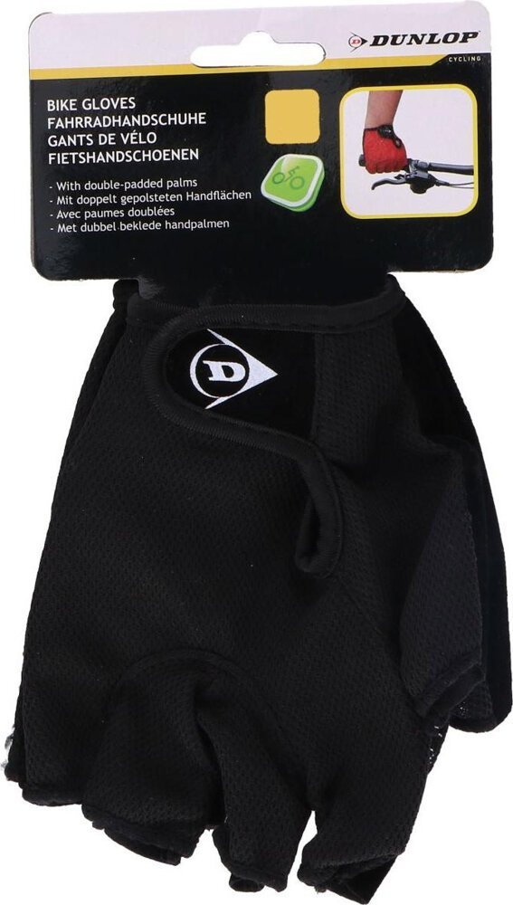 Dunlop RĘKAWICZKI ROWEROWE DUNLOP SENIOR R.XL - CZARNY