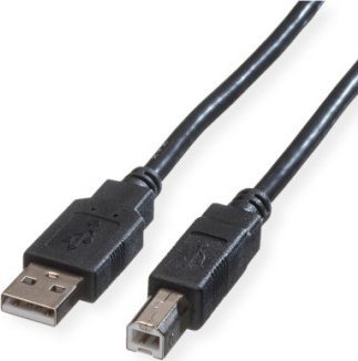 Kabel USB Roline USB-A - USB-B 1.8 m Czarny (11.44.8818)