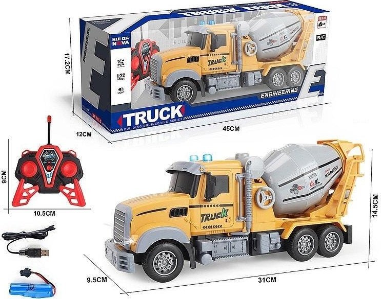 Betoniarka R/C 4 funkcje 1:22