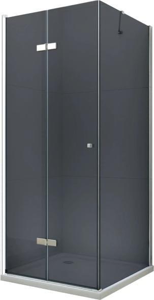 Mexen Mexen Lima kabina prysznicowa składana 100 x 100 cm, grafit, chrom - 856-100-100-01-40
