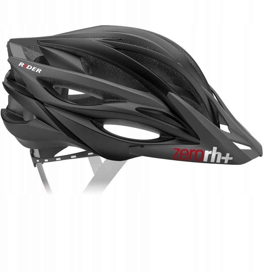Kask rowerowy zeroRH+ Rider MATT BLACK - MATT DARK GREY XS/M