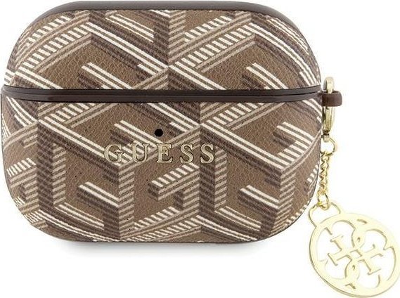 Guess Guess GUAPPGCE4CW AirPods Pro cover brązowy/brown GCube Charm