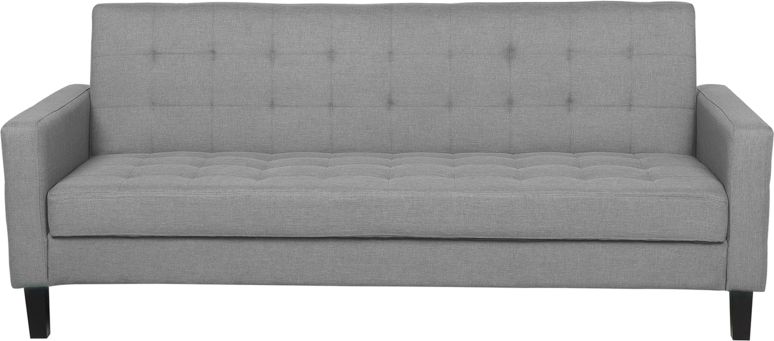 Beliani Sofa rozkładana jasnoszara VEHKOO