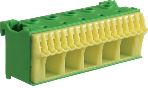 Hager Blok samozacisków QC 63A zielony 22 przyłączy 33x90x34mm (KN22E)