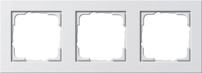 GIRA Ramka potrójna Gira E2 białym połysku