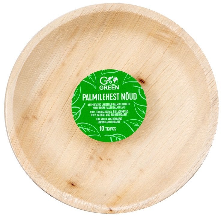 Palm leaf skivvies O23cm 10 pcs. 1900952