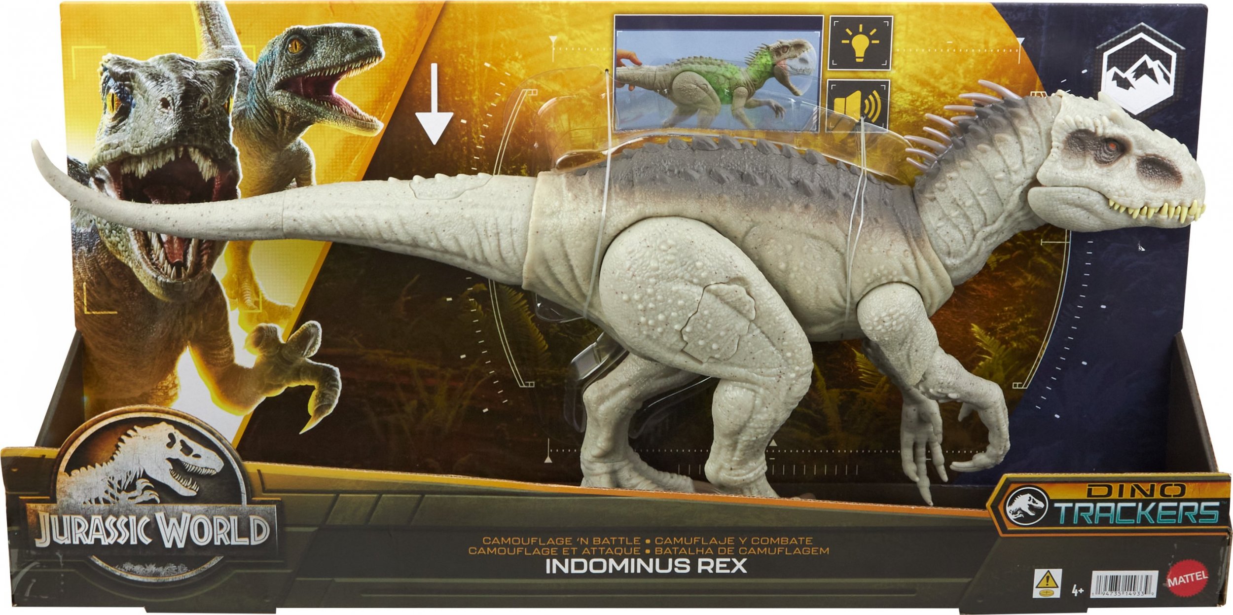 Figurka Mattel Jurassic World Indominus Rex Atak z ukrycia (HNT63)