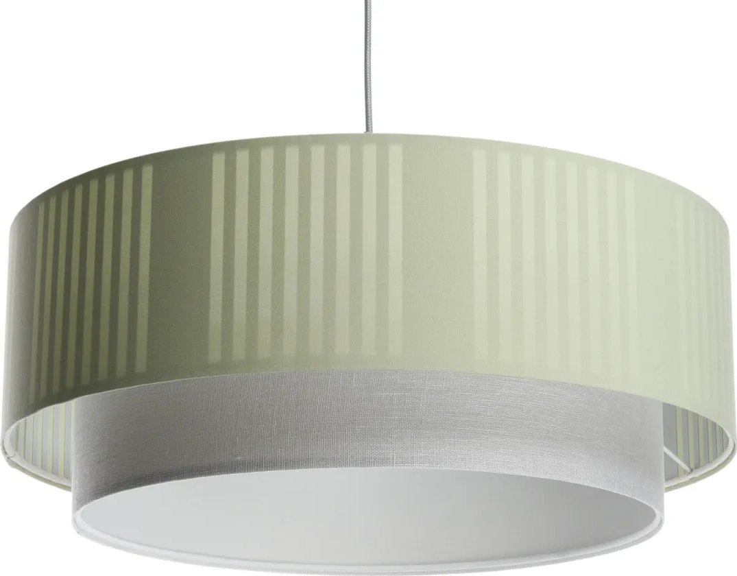 Lampa wisząca DUO LAMI LINE 50x20 zielona/kremowa BPS KONCEPT