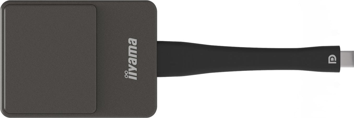 Adapter USB iiyama E-Share USB-C (DP-Alt) Dongle. Additional dongle in combination with E-Share HDMI Dongle Kit(WP D001HU KIT) or with WiFi adapter(EW