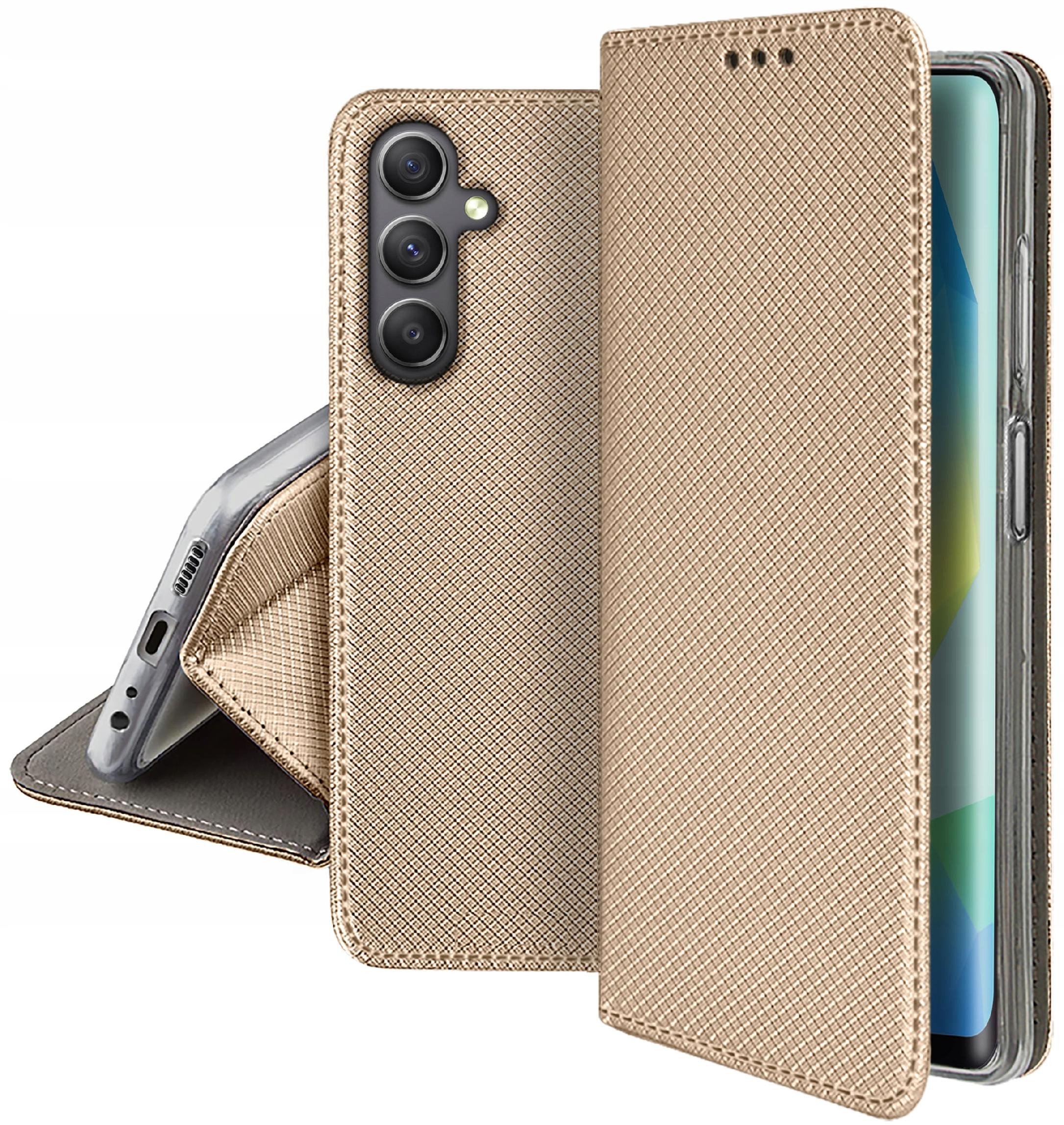 Etui do Samsung Galaxy A16 5G SMART MAGNET CASE PORTFEL + SZKŁO 9H