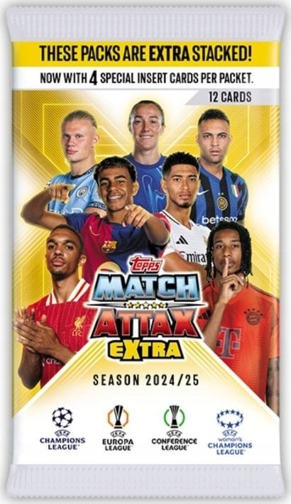 TOPPS Match Attax Extra 2024/25 Paczka z Kartami