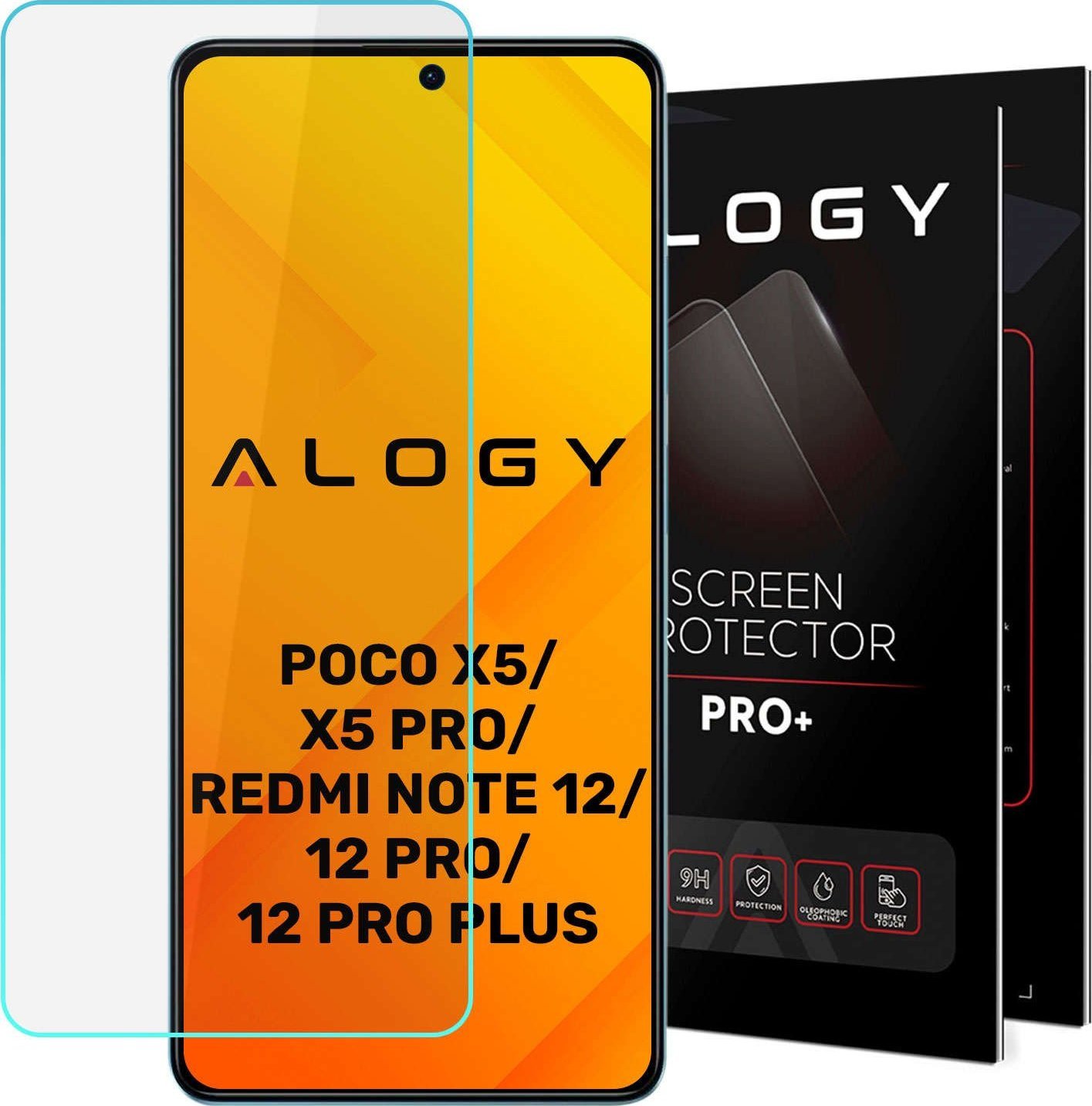 Alogy Screen Protector PRO+ Szkło hartowane 9H ochrona na ekran do Samsung Galaxy S23
