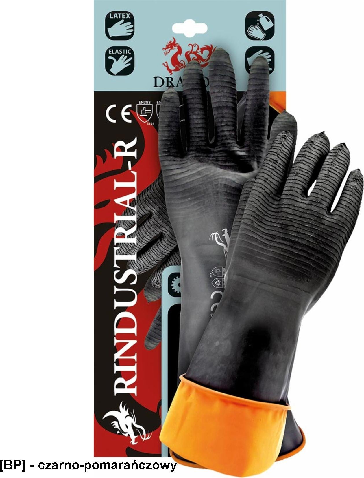 R.E.I.S. RINDUSTRIALR - rękawice ochronne - 11 (35 cm)-11 (60 cm) 11 (35 cm)