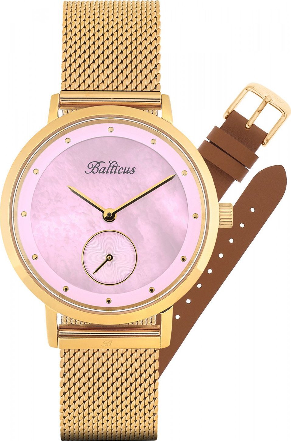 Zegarek Balticus Zegarek damski Balticus BLT-BALNSGP złoty