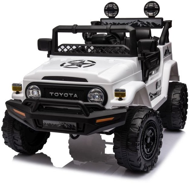 LeanToys Auto Na Akumulator Toyota FJ Biała 4x4