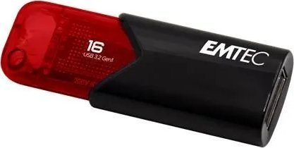 Pendrive Emtec Emtec Click Easy pamięć USB 16 GB USB Typu-A 3.2 Gen 2 (3.1 Gen 2) Czarny, Czerwony