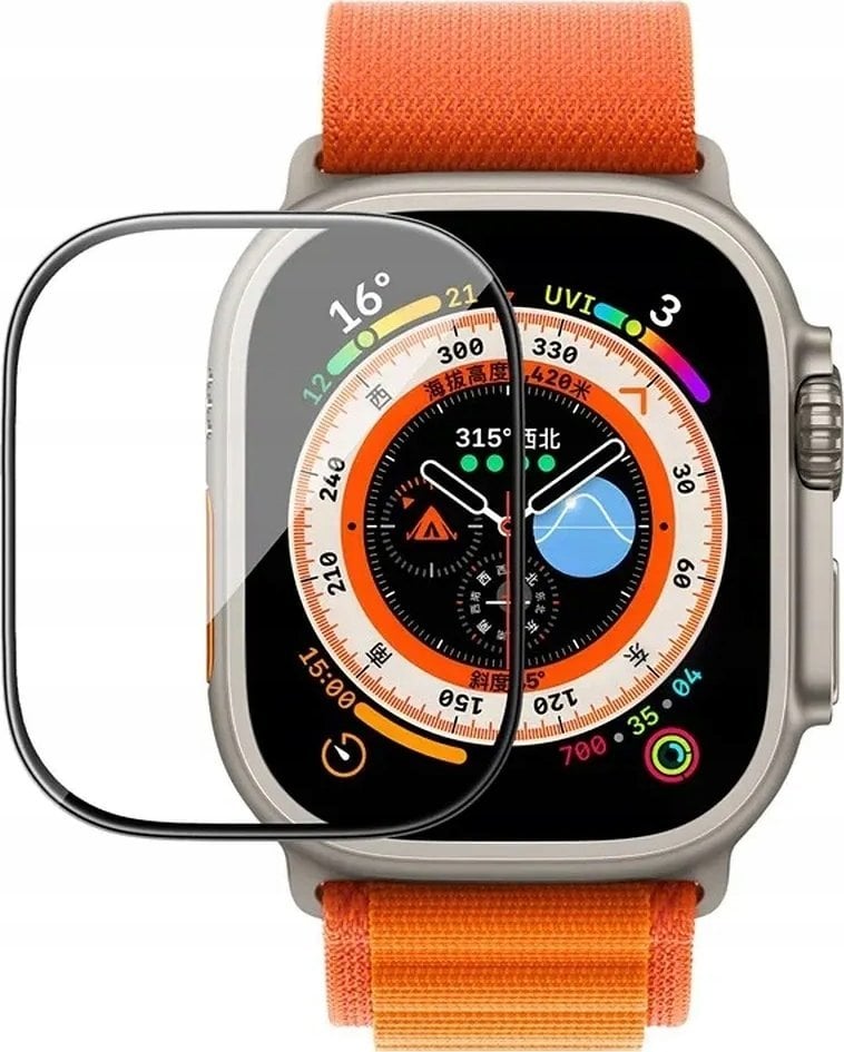 Wiwu - Szkło hartowane z aplikatorem Easy Install do Apple Watch 46mm