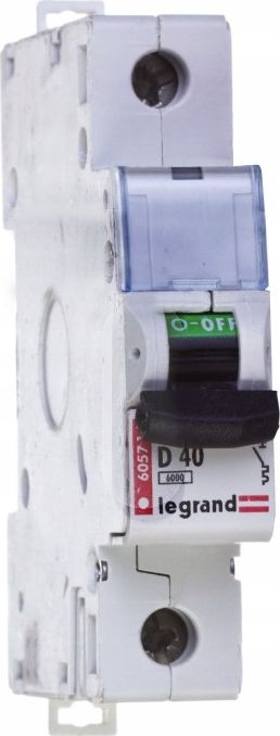 Legrand Wyłącznik nadprądowy 1P D 40A 6kA AC S301 TX3 (403725)