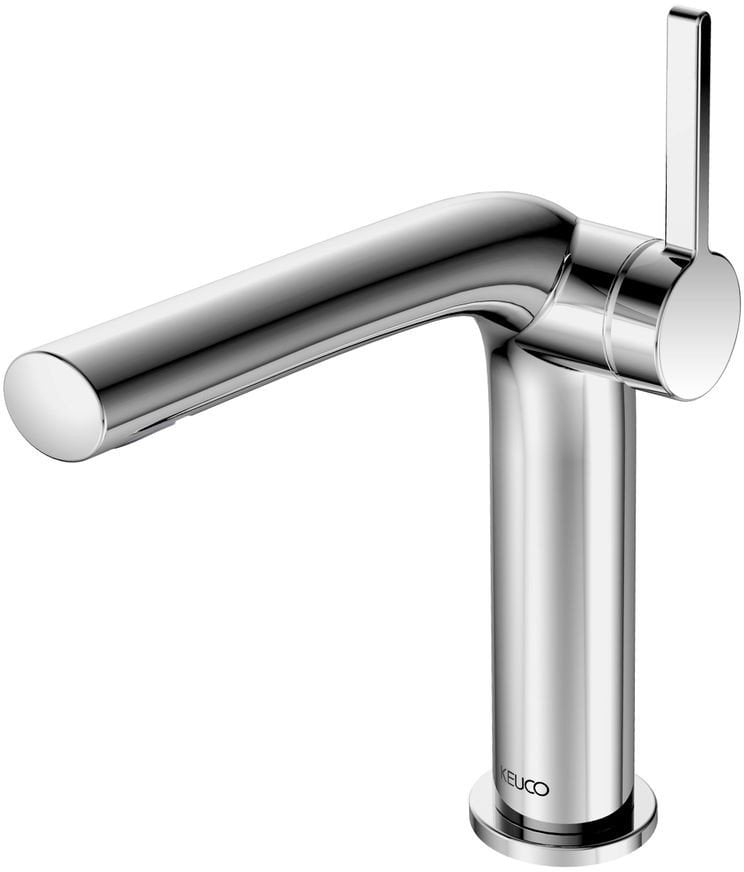 Keuco Edition 400 Single Lever Basin Mixer Tap, chrome