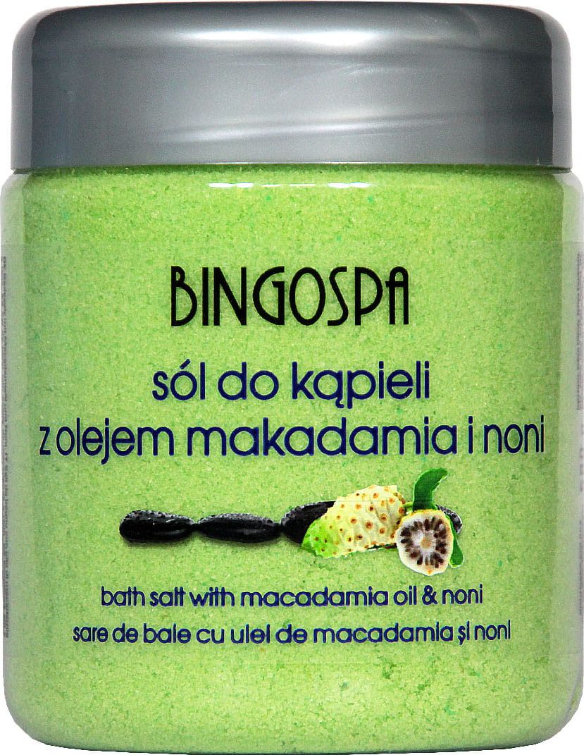 BingoSpa Sól do kąpieli z olejem makadamia i noni 580g
