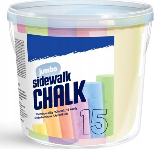 MFP paper kreda chodnikowa owalna 15szt mix kolorów 6320135