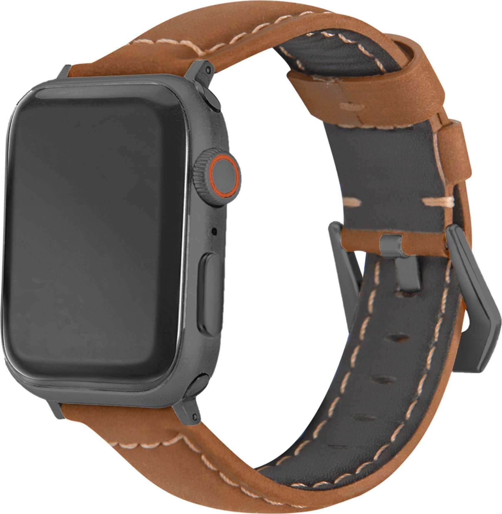 4TechGoods PASEK SKÓRZANY DO APPLE WATCH 3 5 6 7 SE 42/44/45