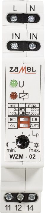 Zamel Wyłącznik zmierzchowy bez sondy 230V AC WZM-02 (EXT10000144)