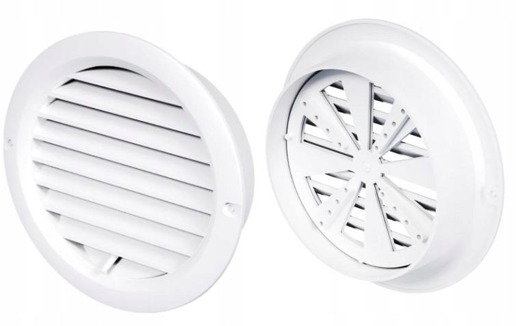 Kratka wentylacyjna okrĄga regulowana z konierzem 150mm MW150KOR