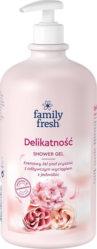 Soraya Żel pod prysznic Family Fresh DELIKATNOŚĆ z pompką 1000ml