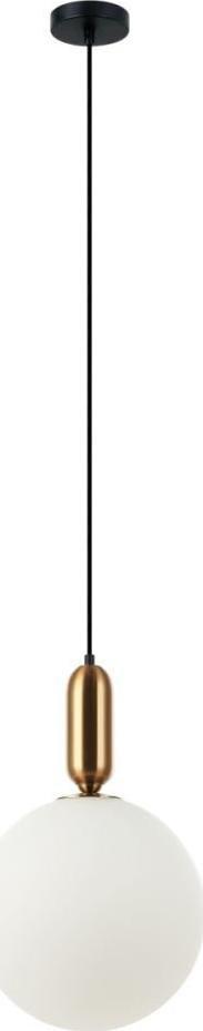 Lampa wisząca Italux Lampa wisząca ALDEVA PND-02340-1L-BRO Italux