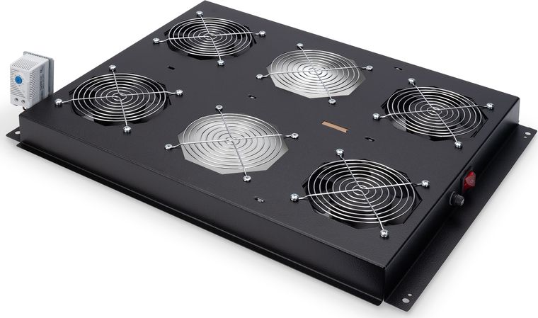 Digitus Klimatyzator dachowy do szaf serwerowych Unique Czarny (DN-19 FAN-4-SRV-B)