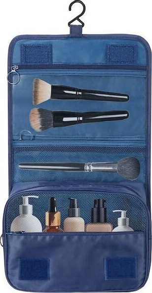 Springos Organizer podróżny na kosmetyki 23x19x9,5 cm kosmetyczka do samolotu granatowa UNIWERSALNY