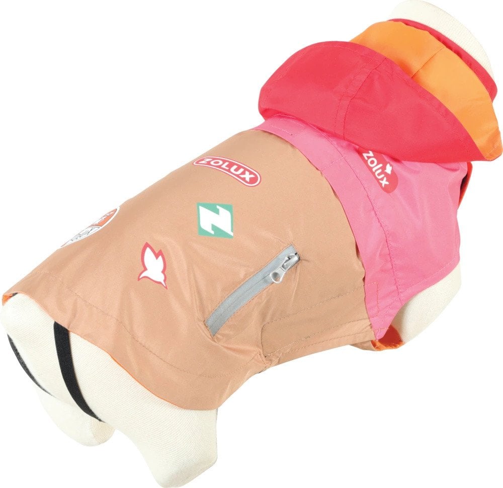 ZOLUX Kurtka płaszcz wodoodporna dla psa VINTAGE R.65 różowa