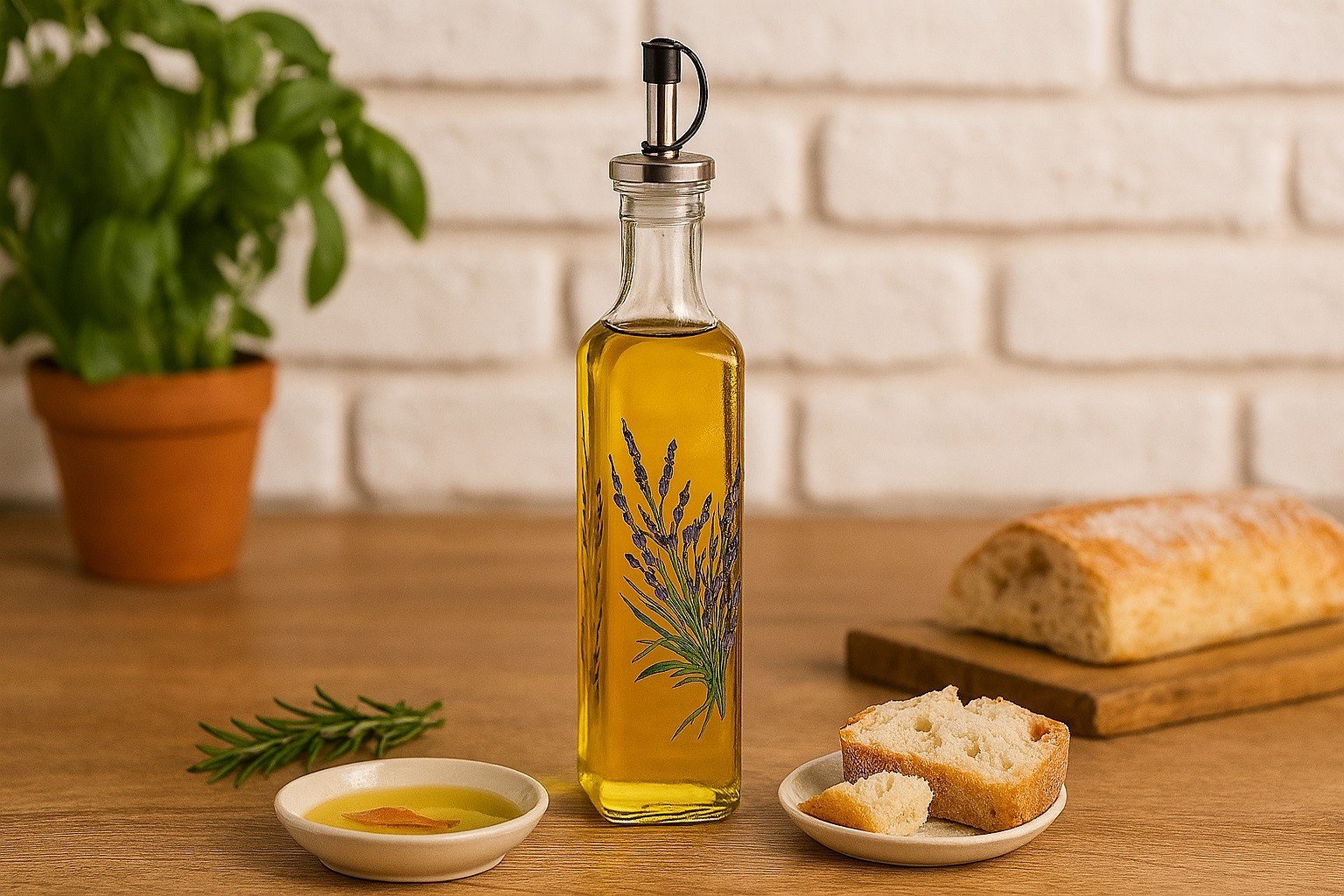 Butelka na olej/oliwę 500 ml Lavender Banquet