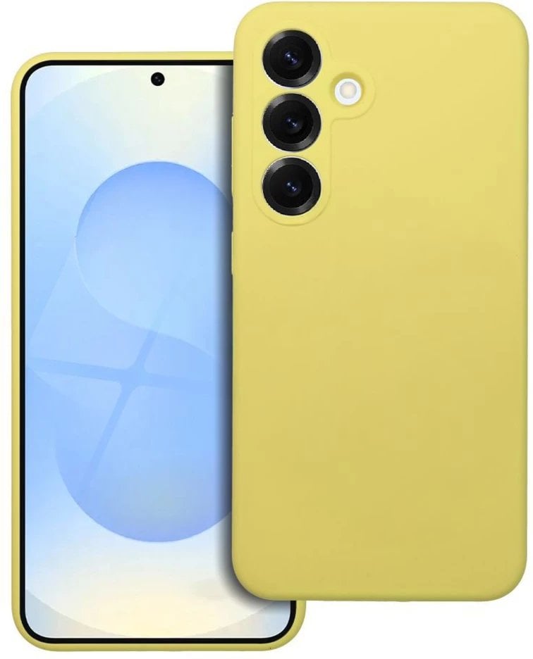 Futerał SILICONE 2mm do XIAOMI REDMI 15 4G żółty