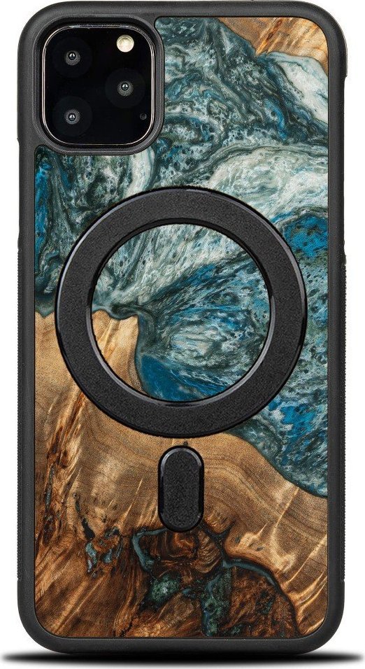 BeWood Etui Bewood Unique na iPhone 11 Pro Max - Planets - Ziemia z MagSafe