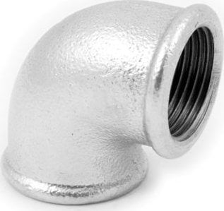 AGAflex Kolanko 90° nakrętne 1 1/2 OCYNK