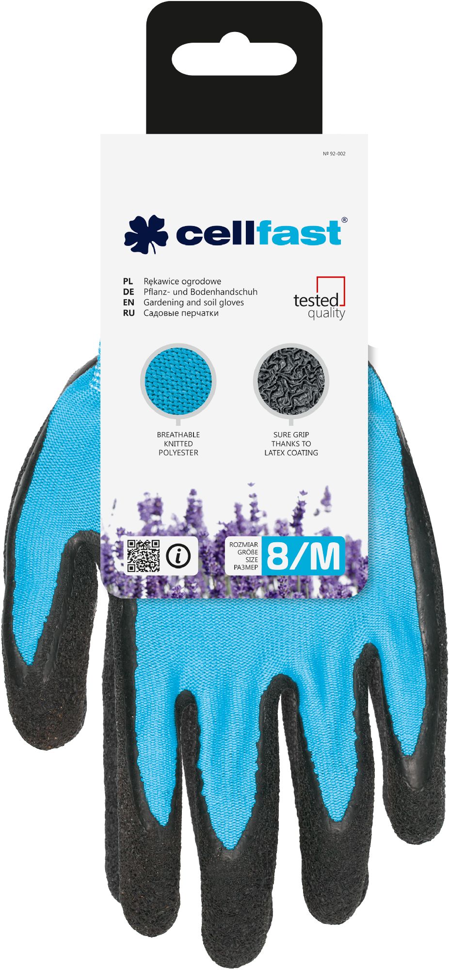 Cellfast Rękawice ogrodowe 8" (C92-002)