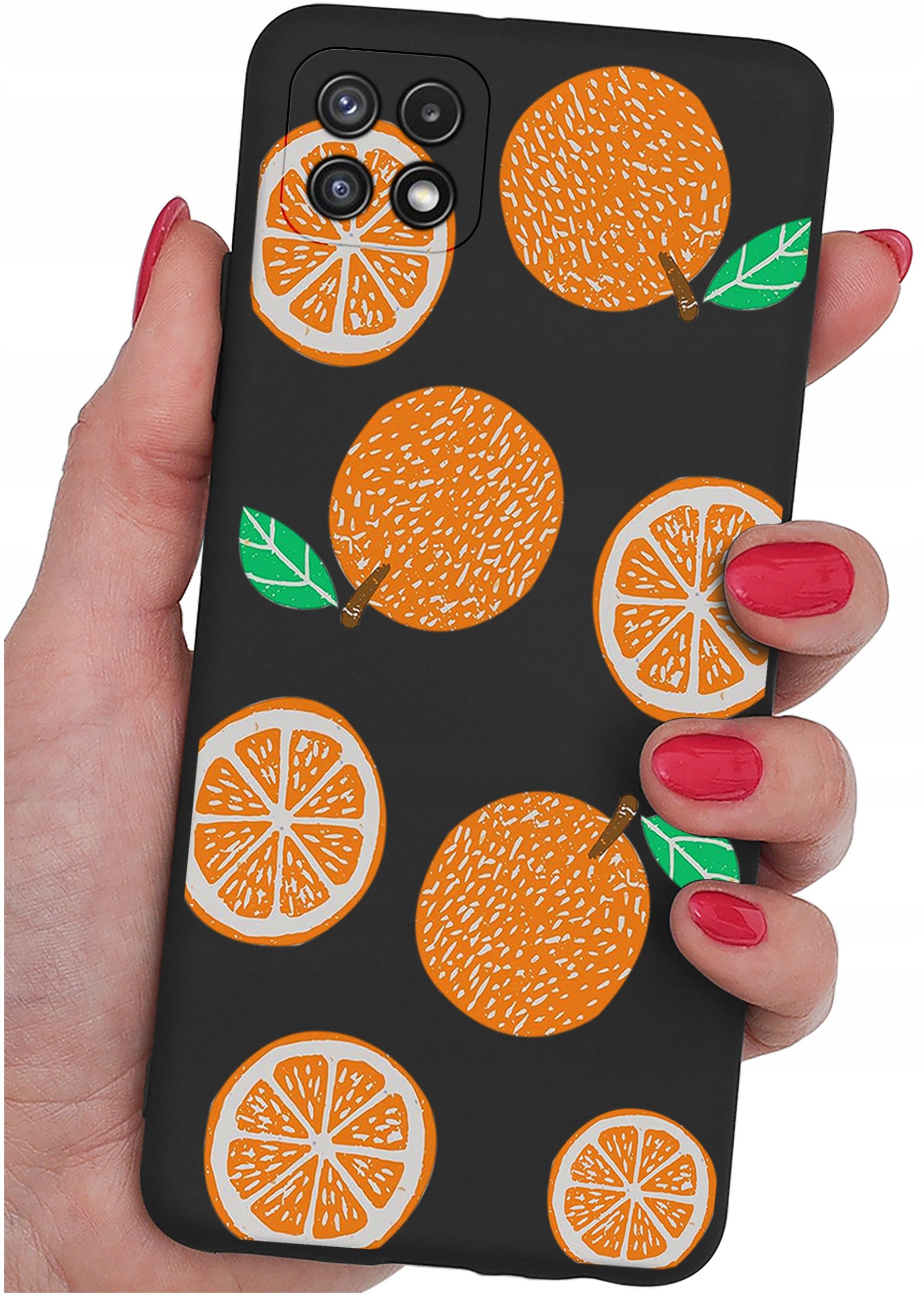 Etui do Samsung A22 5G WZORY |SILIKONOWE MATT CASE + SZKŁO 9H