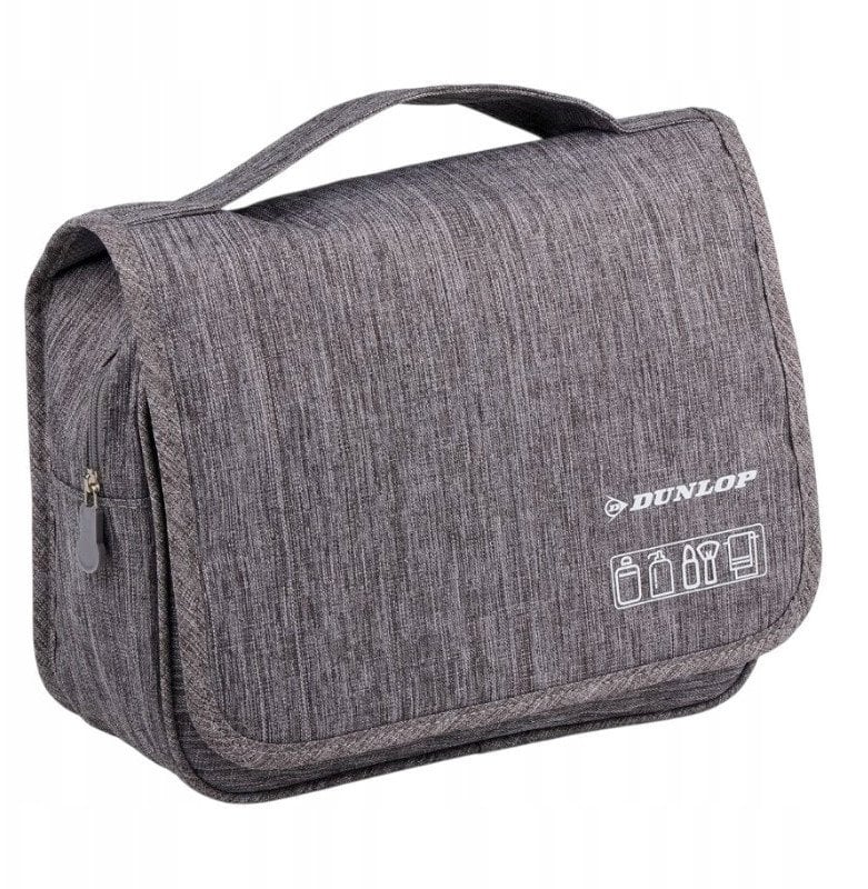 Dunlop Torba torba kosmetyczna podróżna z uchwytem do zawieszenia 25x20x10 cm (Szary)