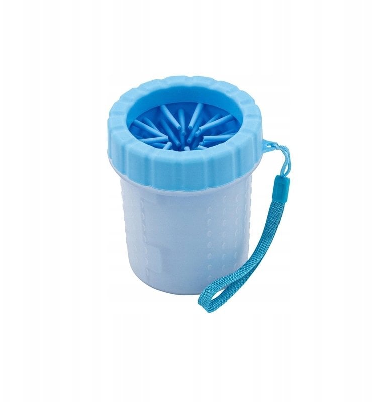 Czyścik do łap, dla psa, niebieski, materiał silikon+PP, rozmiar S