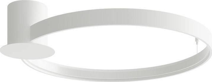 Lampa sufitowa Thoro Sufitowa LAMPA plafon RIO TH.127 Thoro pierścień OPRAWA metalowa LED 30W 4000K plafoniera okrągła ring biały