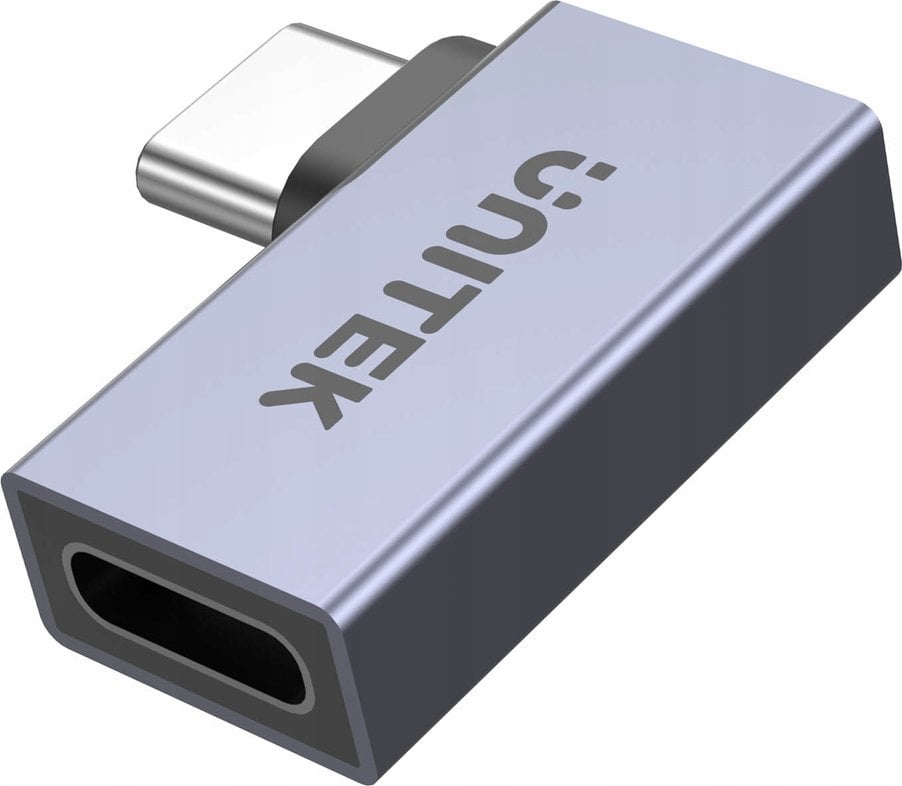 Adapter USB Unitek A1040GY01 USB-C - USB-C Szary (A1040GY01)