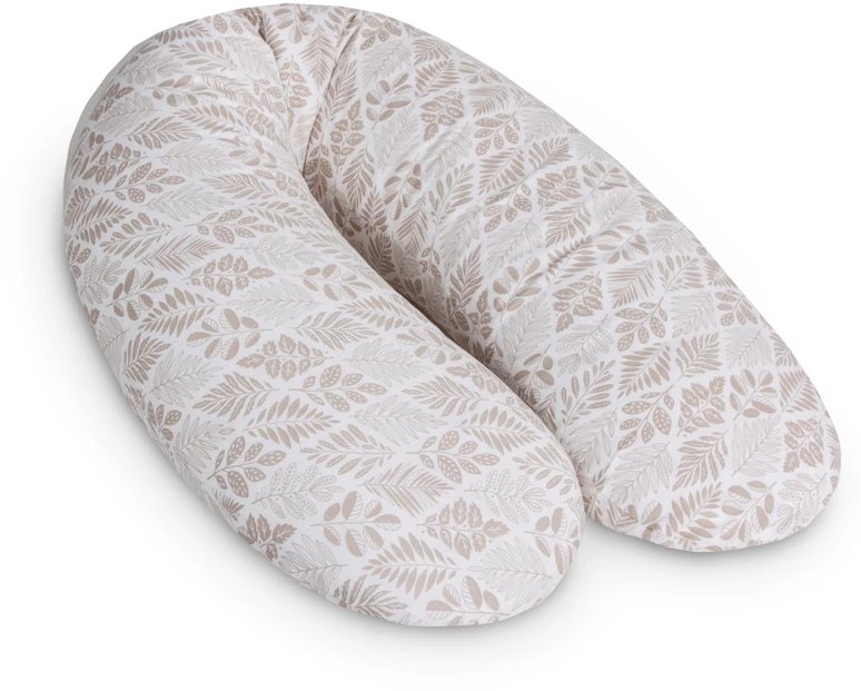 Poduszka do karmienia jersey Cebuszka Physio Multi Brown Leaves