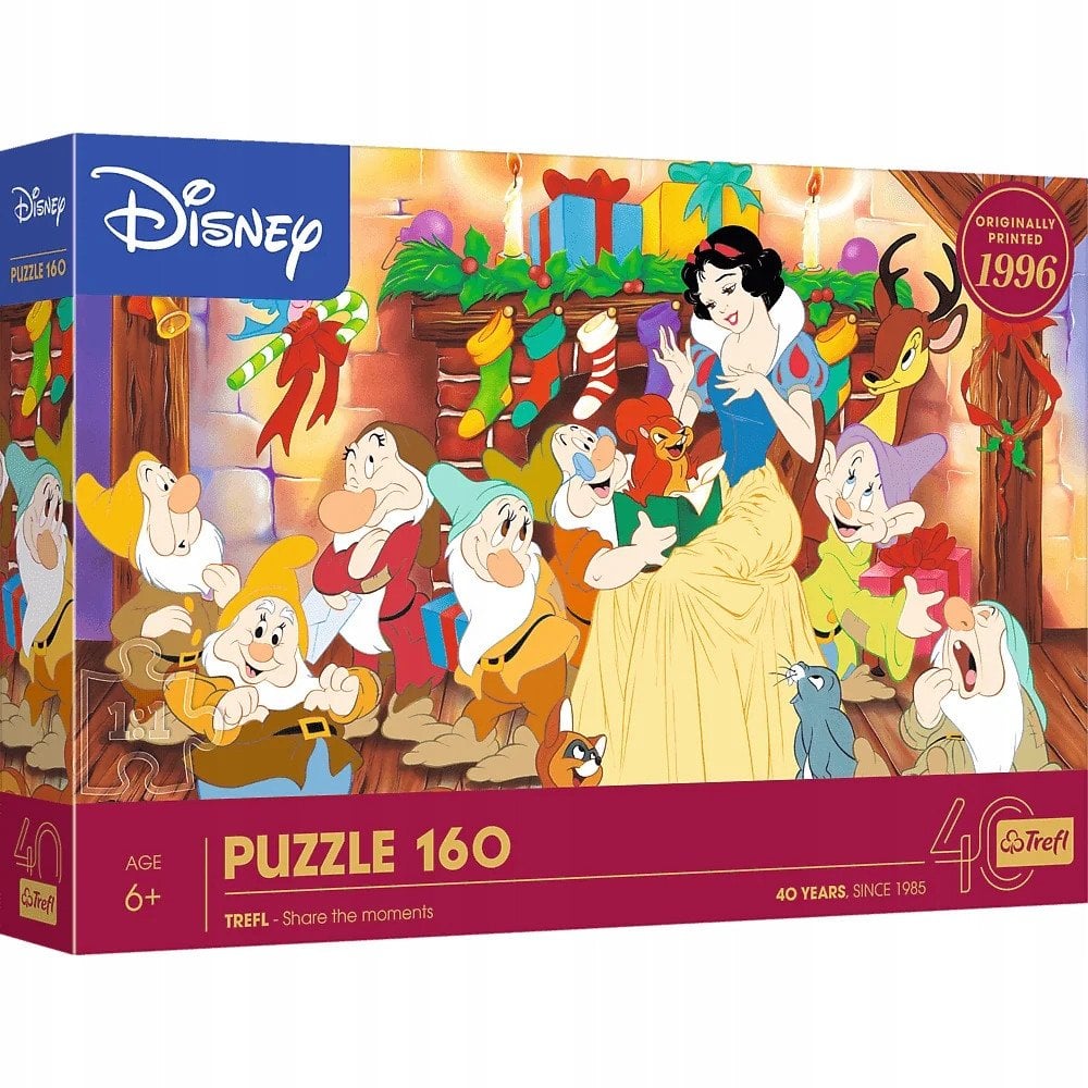 Trefl Puzzle Disney - 40-lecie Trefl - Baśniowe święta 160 elementów (40057)
