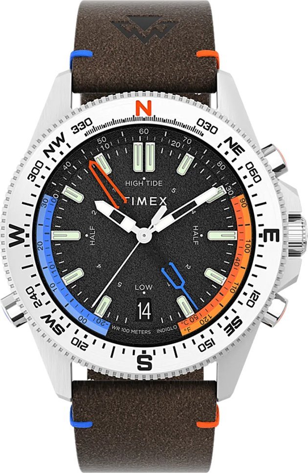 Zegarek Timex Zegarek męski Timex TW2V64400 brązowy