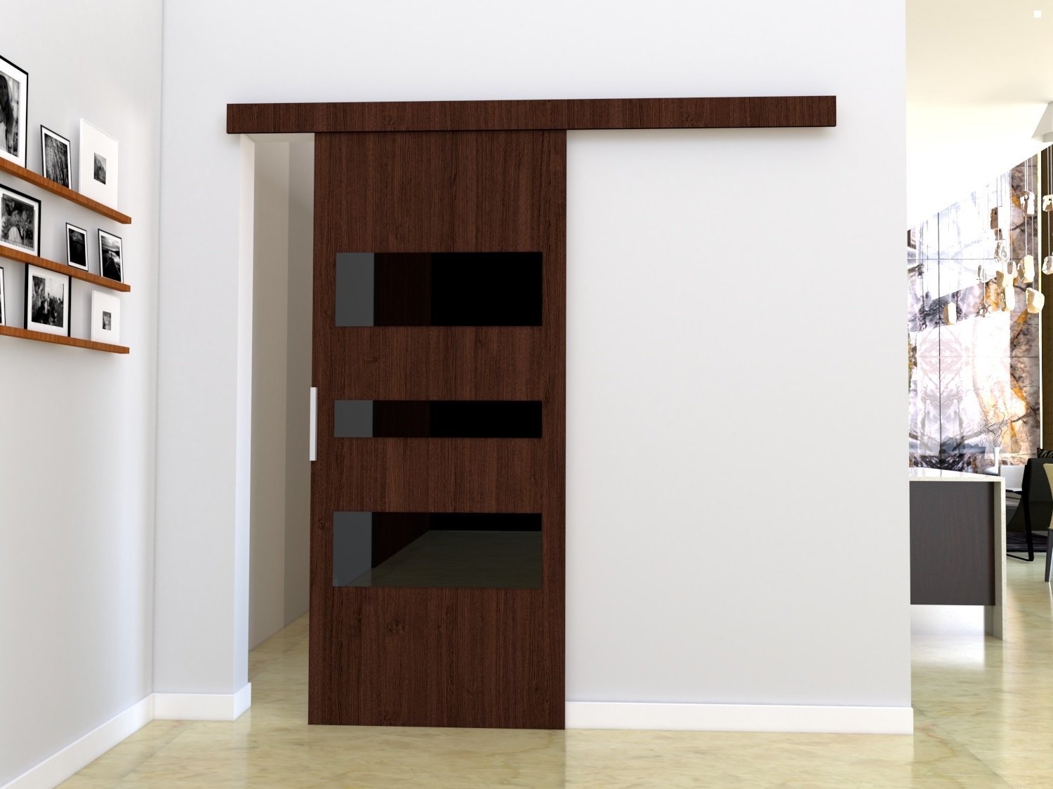 Drzwi Przesuwne Drzwi przesuwne C 80 86x205 Wenge